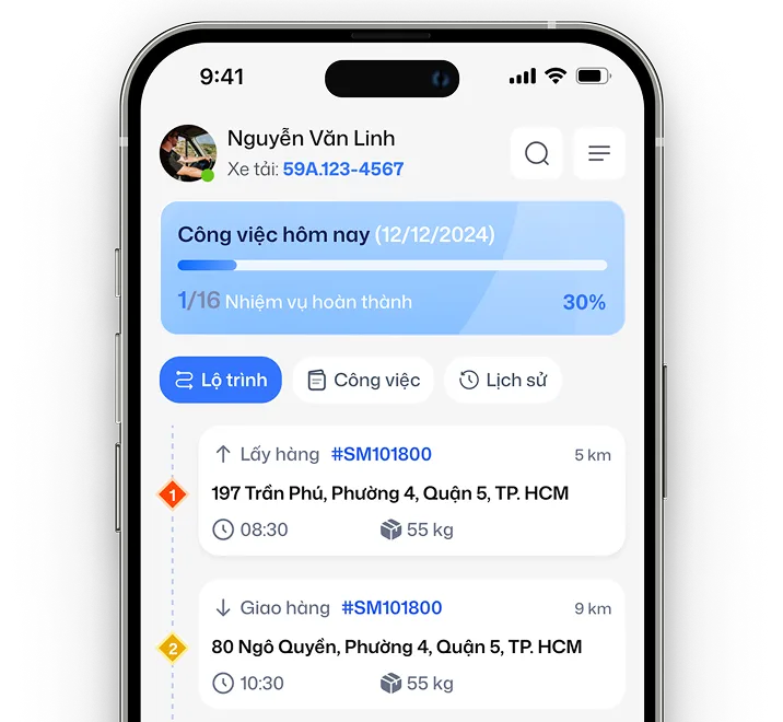 Fleetwork App on iPhone